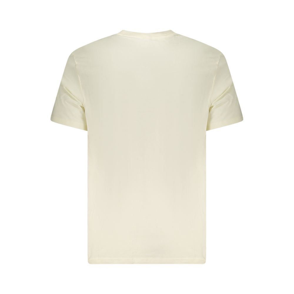 Camiseta de algodón beige Lee para hombre