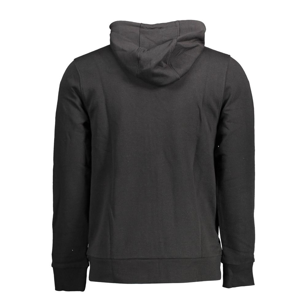 Sudadera con Capucha Negra de Algodón para Hombre Cavalli Class