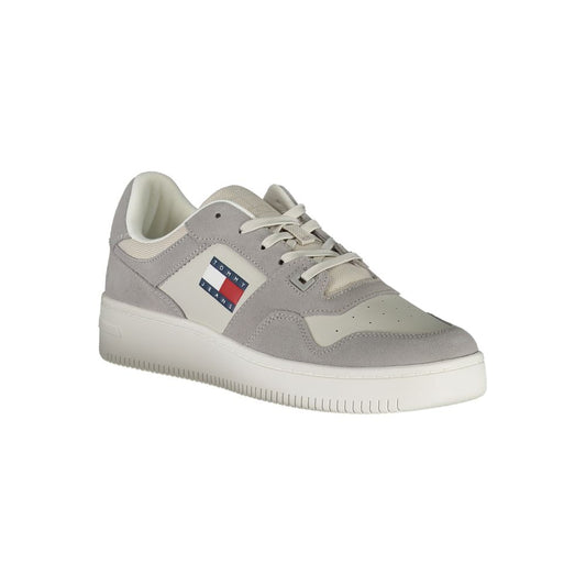 Zapatilla Tommy Hilfiger Gris de Piel para Hombre