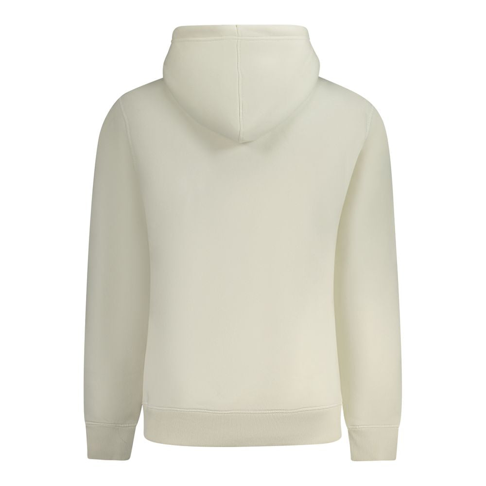 Sudadera con capucha blanca de algodón para hombre Calvin Klein