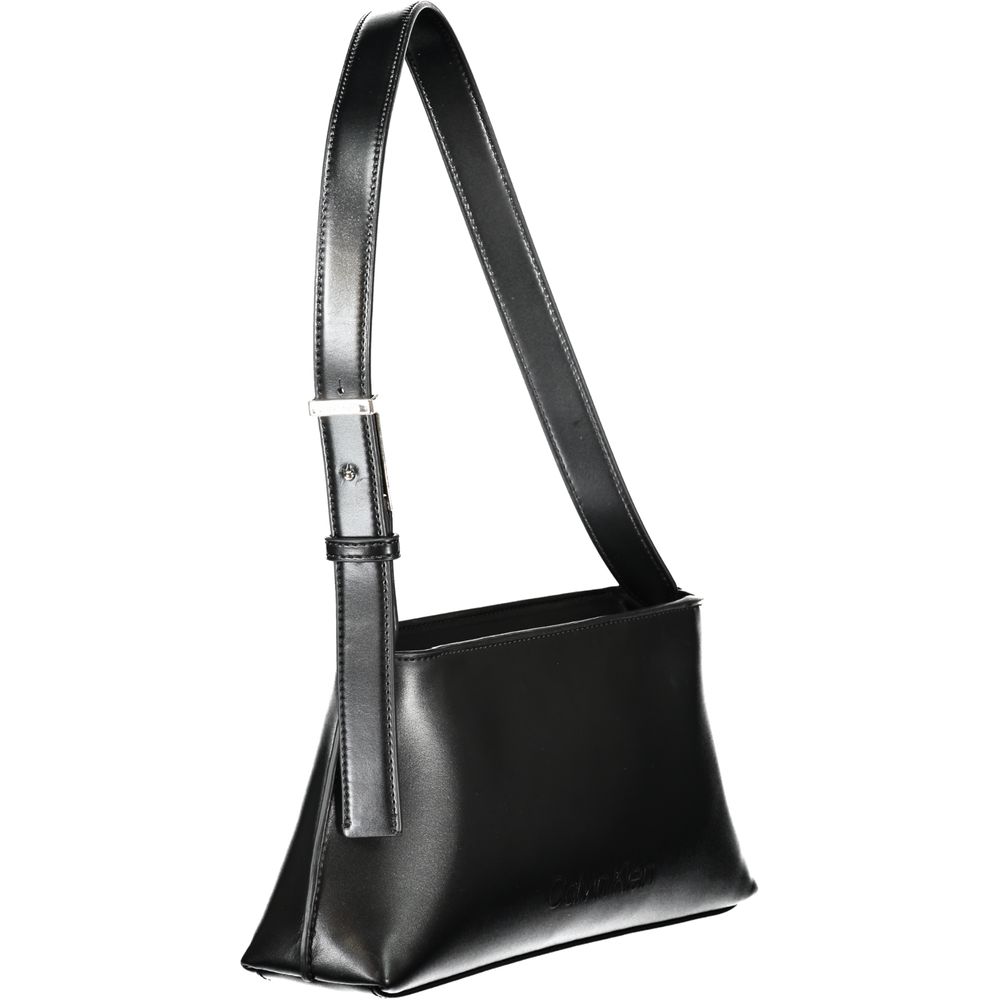 Bolso de mano Calvin Klein negro de poliéster para mujer