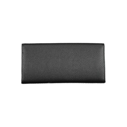 Cartera de mujer de poliuretano negro Tommy Hilfiger