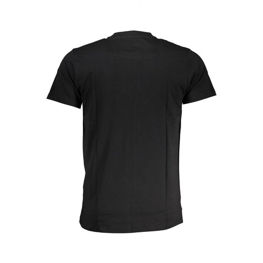 Camiseta de algodón negra de Cavalli Class para hombre