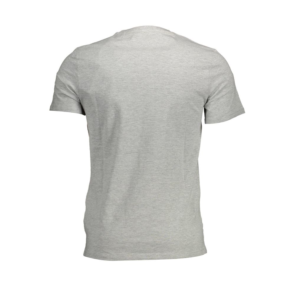 Camiseta de algodón orgánico gris para hombre Guess Jeans