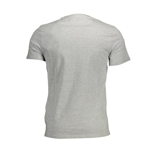 Camiseta de algodón orgánico gris para hombre Guess Jeans