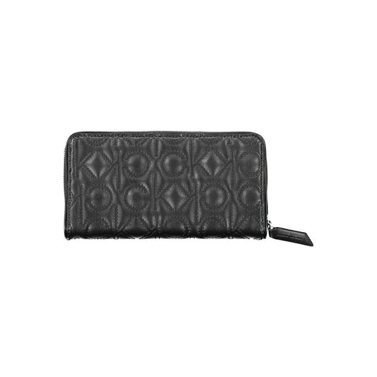 Calvin Klein Black Polyurethane Women's Wallet