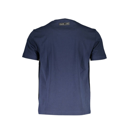 Camiseta de hombre Plein Sport de algodón azul