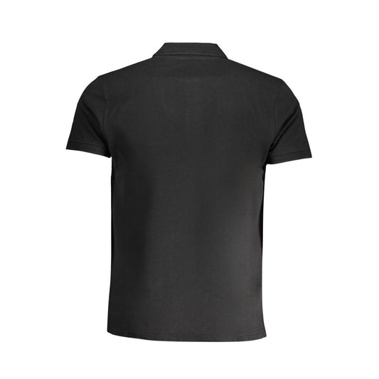 Polo para hombre Cavalli Class de algodón negro