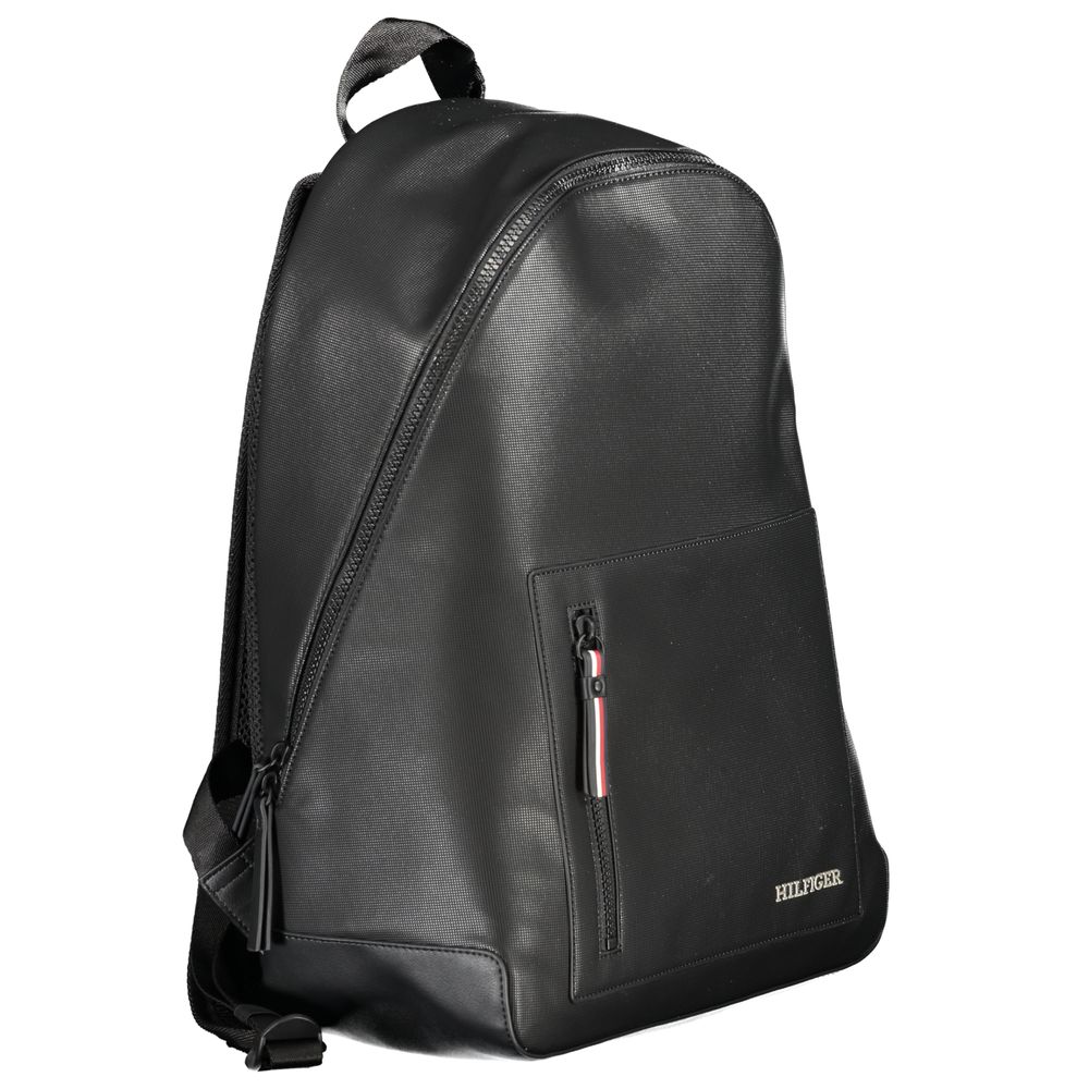 Mochila Tommy Hilfiger para hombre de poliuretano negra