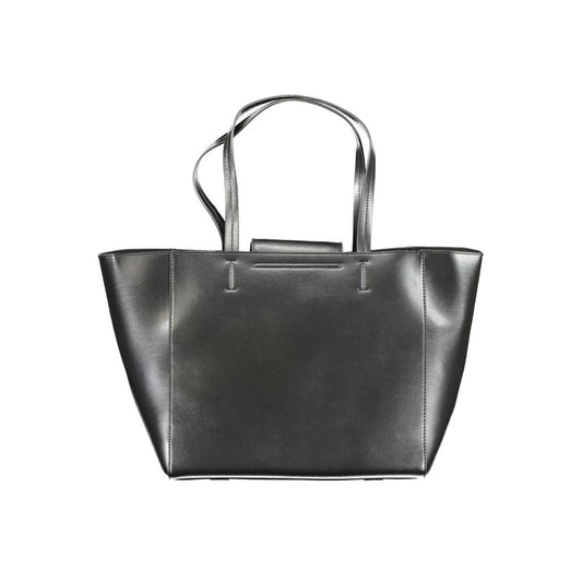 Bolso de mano Calvin Klein negro de poliéster reciclado para mujer