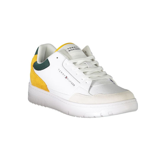 Tommy Hilfiger Zapatillas de Hombre de Cuero Bianco