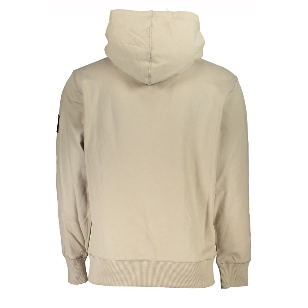 Sudadera Calvin Klein de algodón beige para hombre