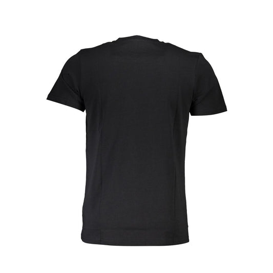 Camiseta de algodón negra Cavalli Class para hombre