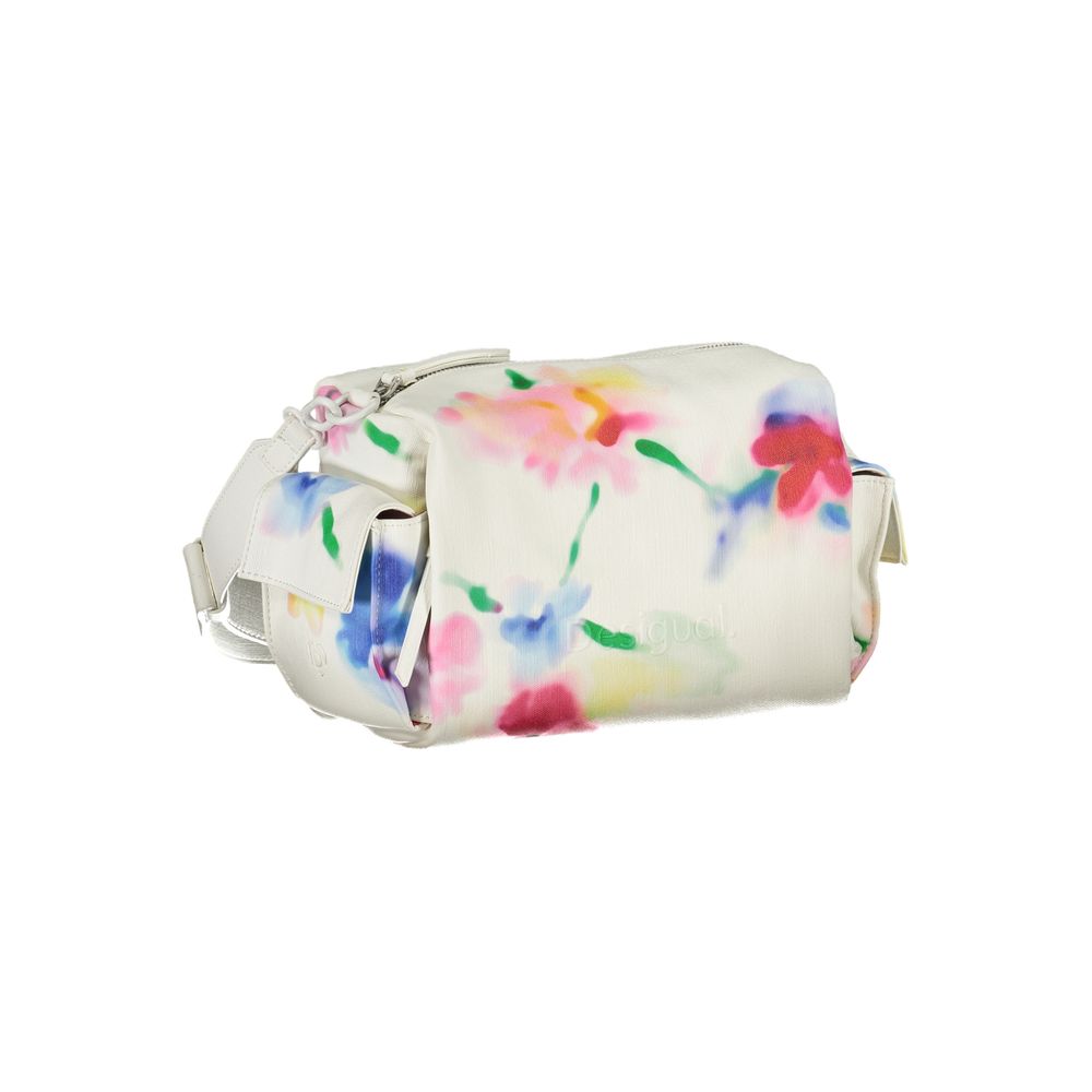 Bolso de Hombro Desigual Bianco de Poliuretano para Mujer
