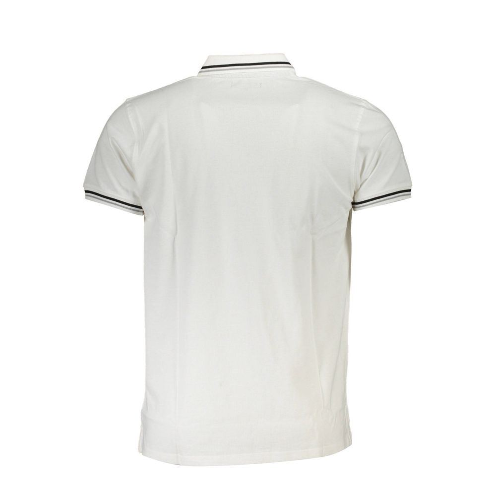 Polo de Algodón Blanco Cavalli Class para Hombre