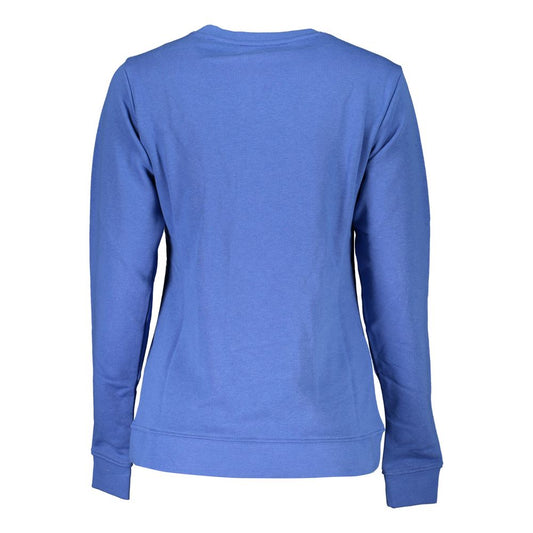 Sudadera de algodón azul para mujer Cavalli Class