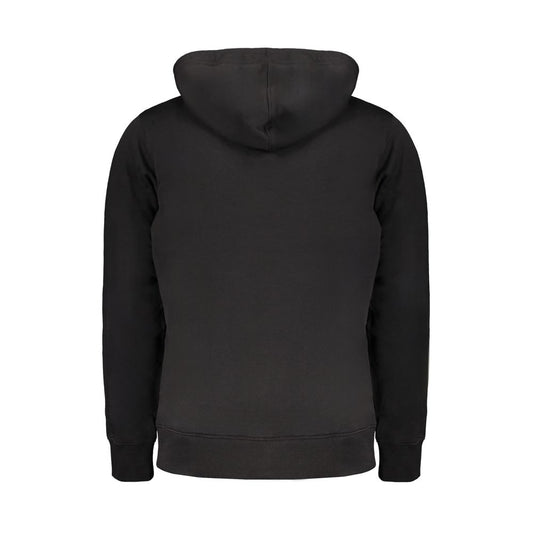 Sudadera de algodón negra para hombre Calvin Klein