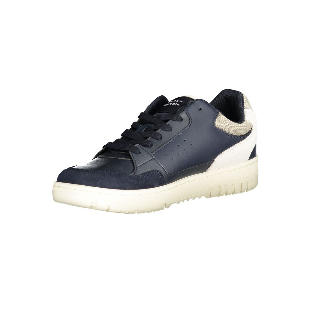 Sneaker Tommy Hilfiger pour homme en polyuréthane bleu