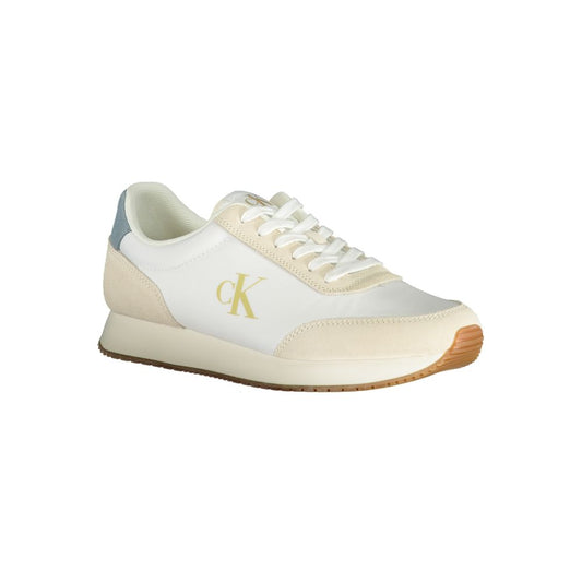 Calvin Klein Zapatilla deportiva blanca de poliéster para hombre