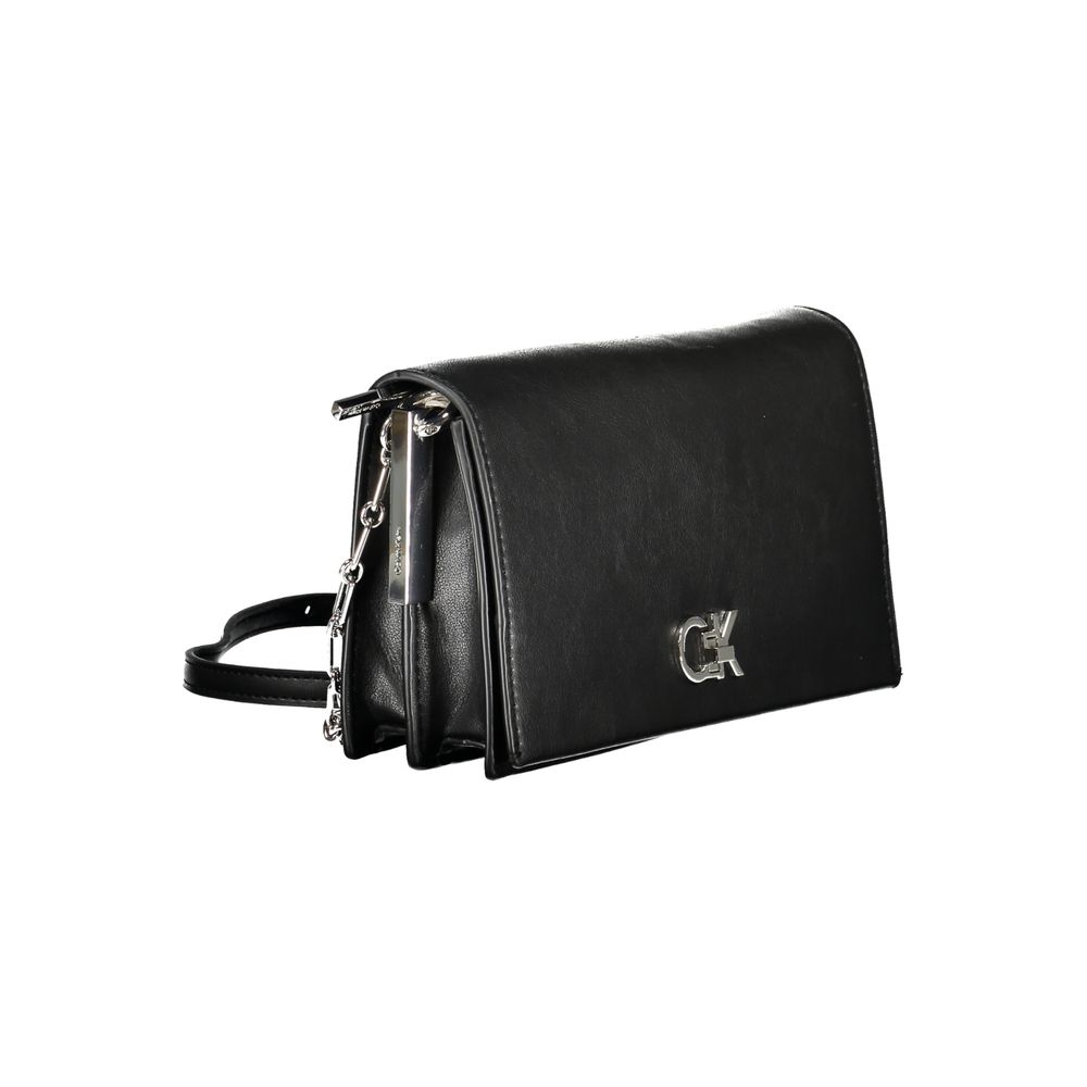 Bolso de hombro Calvin Klein negro de poliéster para mujer