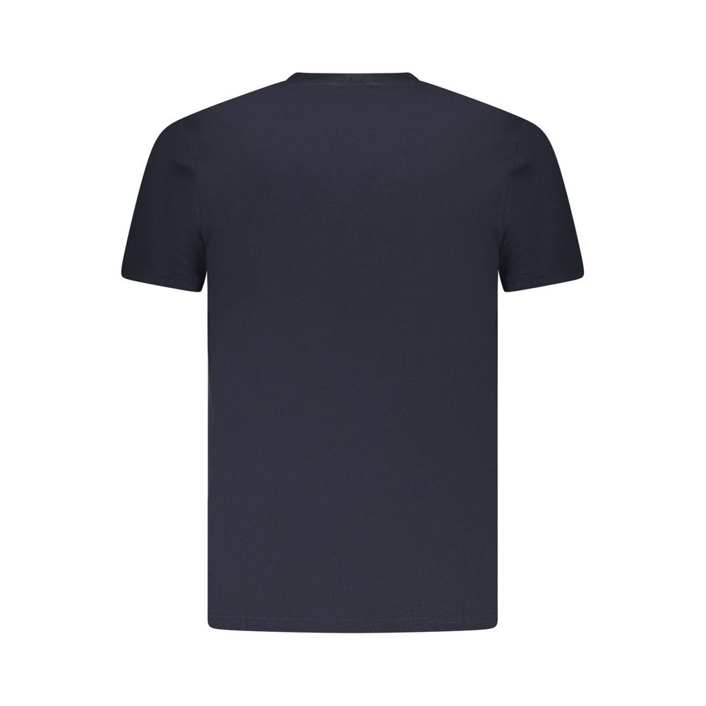 Camiseta de algodón azul Cavalli Class para hombre