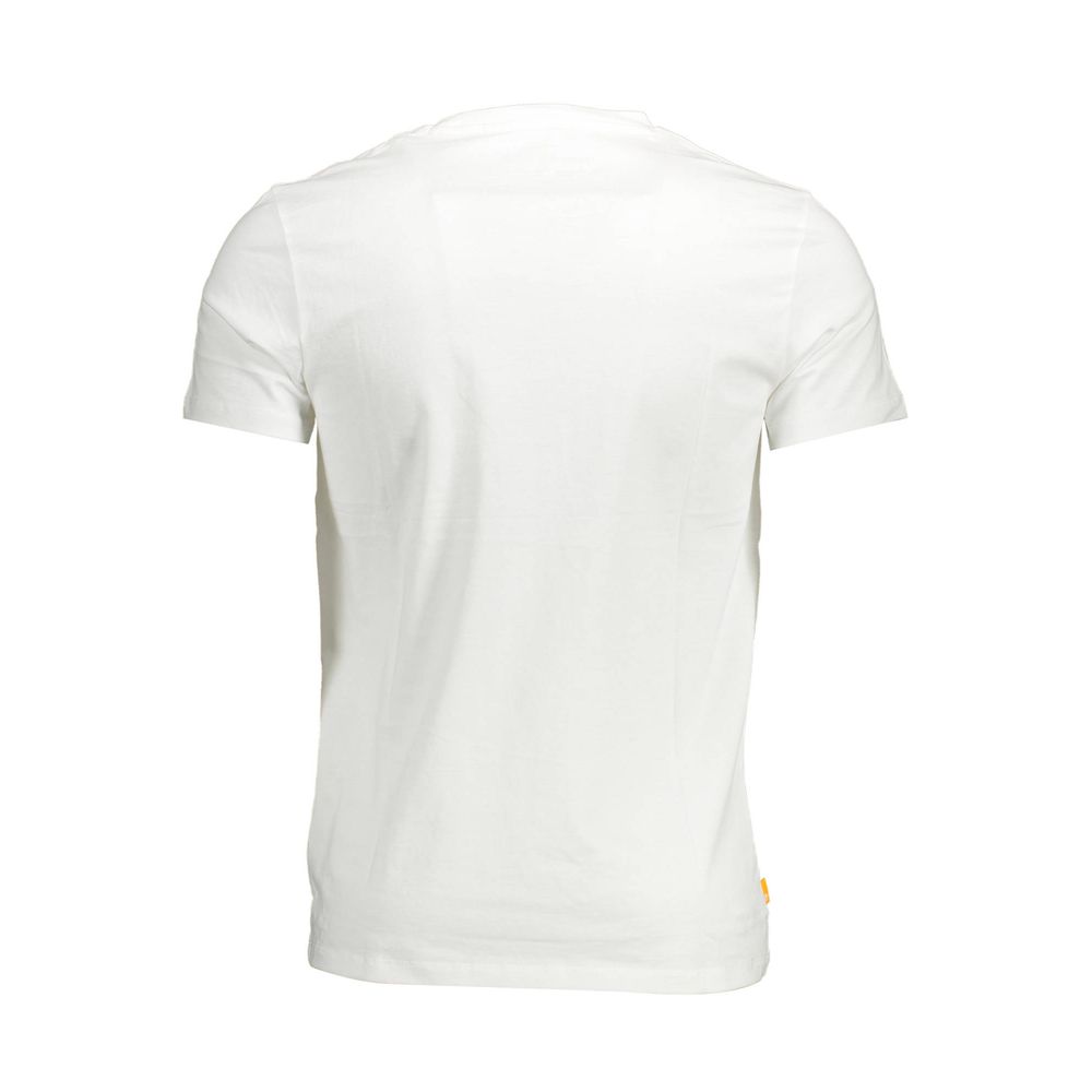 Camiseta de hombre Timberland Bianco de algodón orgánico