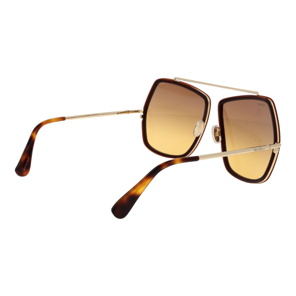 Gafas de sol de metal Max Mara marrones