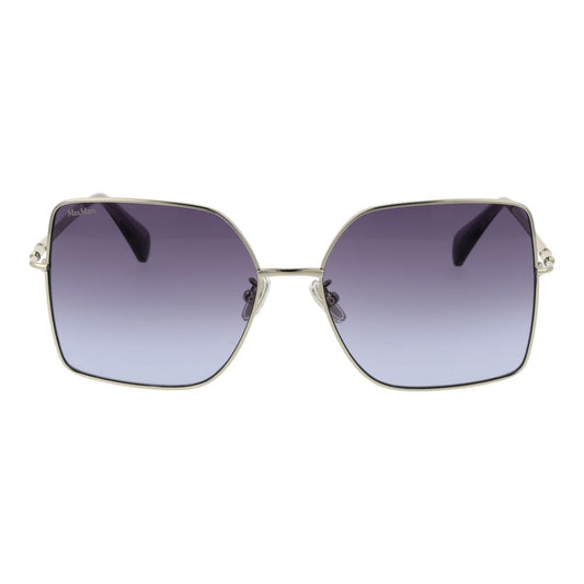 Gafas de sol Max Mara de metal plateado