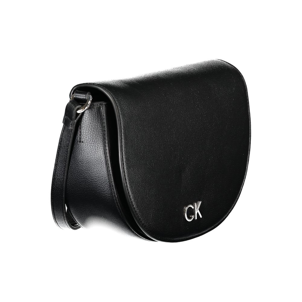Bolso de Hombro Calvin Klein Nero Poliuretano para Mujer