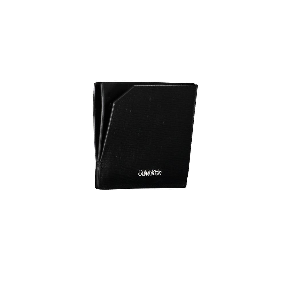 Cartera de cuero negra para hombre Calvin Klein