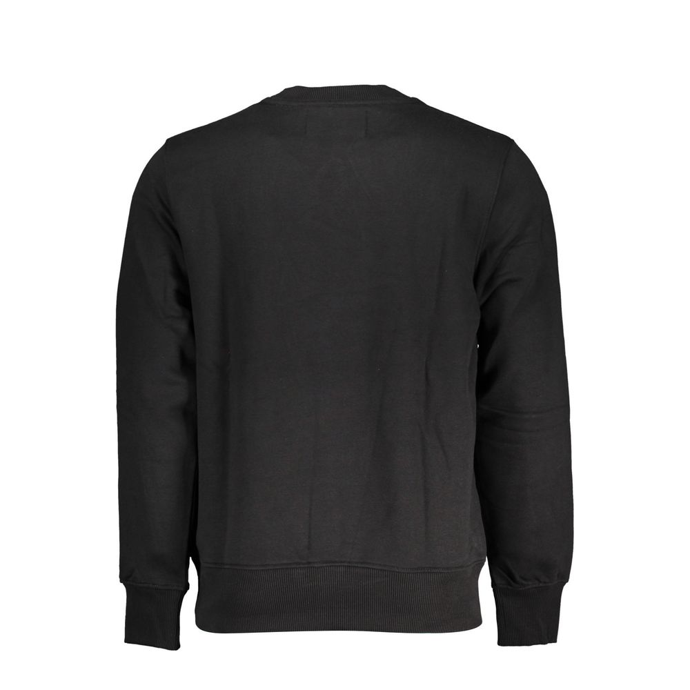 Sudadera de algodón negra para hombre Calvin Klein