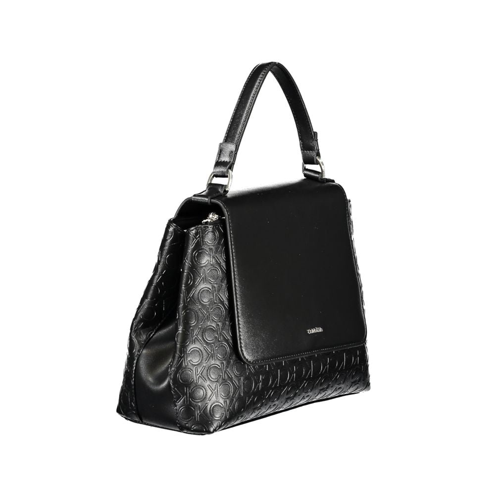 Bolso de mano Calvin Klein negro de poliéster para mujer