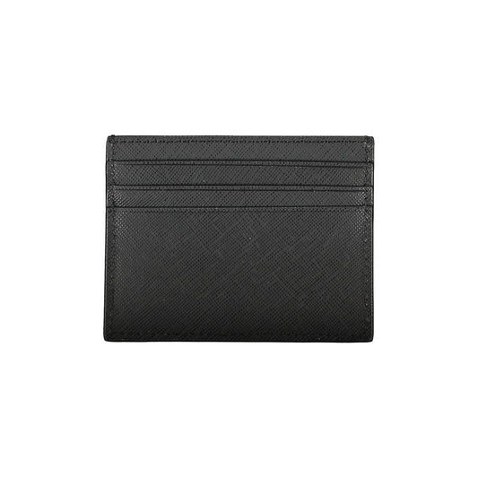 Cartera de cuero negra para hombre Tommy Hilfiger