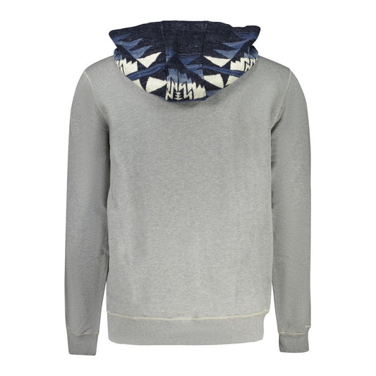 Sudadera de algodón gris para hombre Guess Jeans