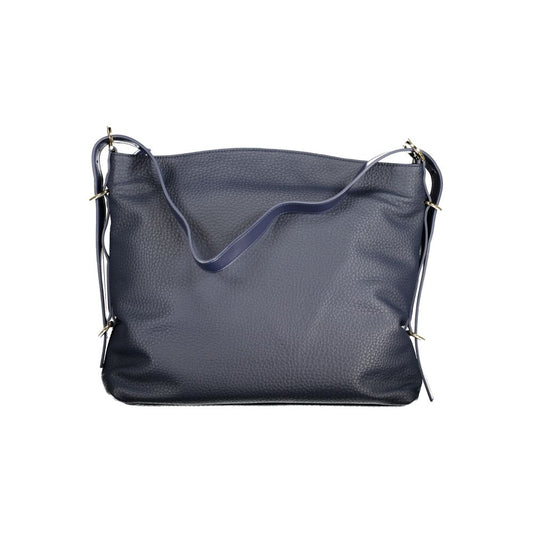 Bolso de mujer Mario Valentino azul de poliuretano con asa de hombro