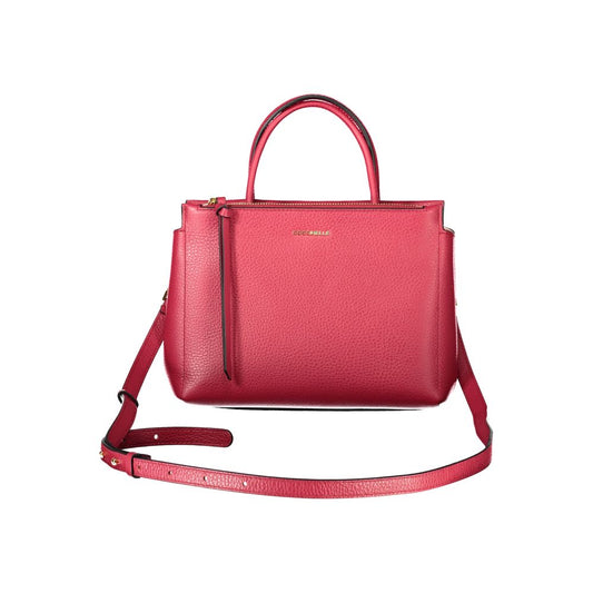 Bolso de mano Coccinelle de cuero rojo para mujer