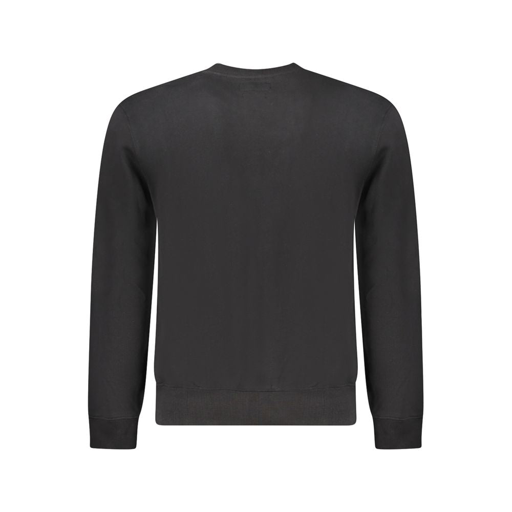 Sudadera de algodón negra Guess para hombre