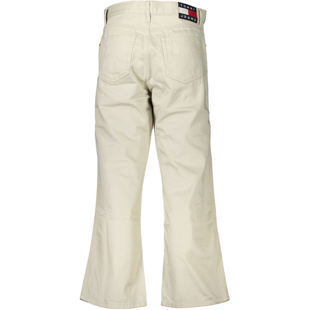 Tommy Hilfiger Jeans de mujer de algodón beige