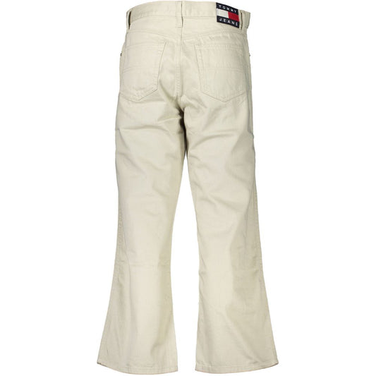 Tommy Hilfiger Jeans de mujer de algodón beige
