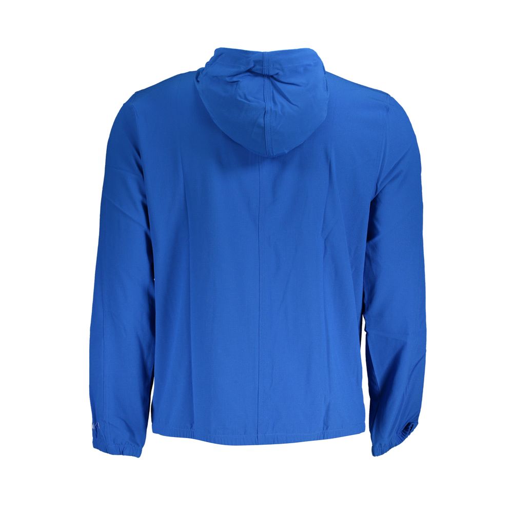 Chaqueta deportiva de poliéster azul para hombre Calvin Klein