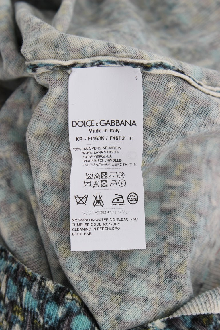 Chaleco de lana azul Dolce & Gabbana sin mangas
