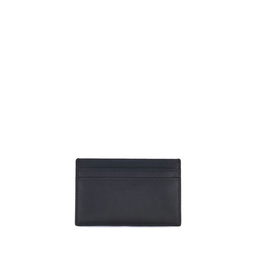 Cartera Alexander McQueen de piel de becerro negra Bos Taurus