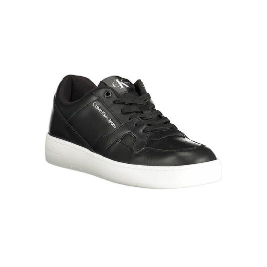 Calvin Klein Zapatilla Negra de Poliéster para Hombre