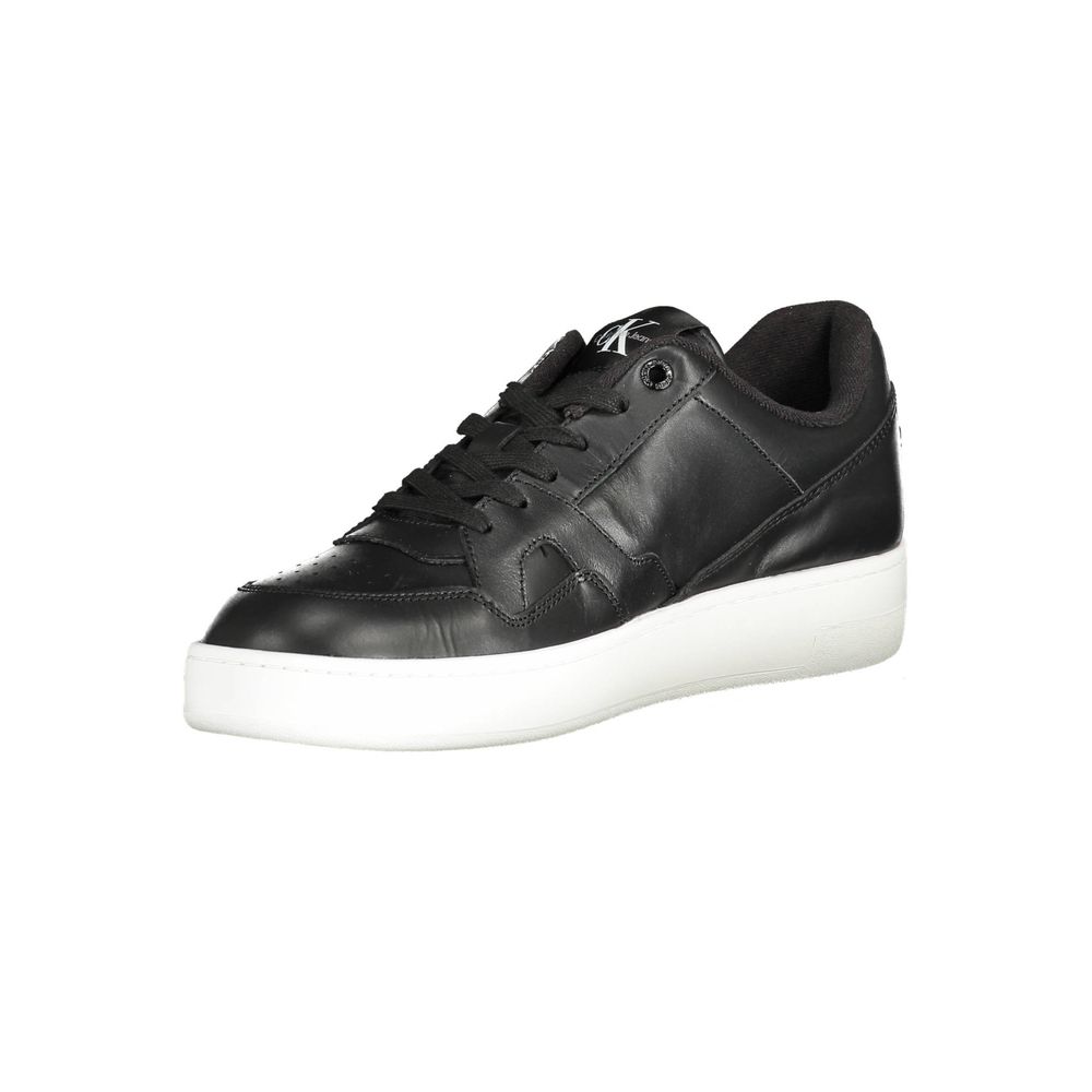 Calvin Klein Zapatilla Negra de Poliéster para Hombre