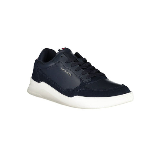 Zapatilla de hombre Tommy Hilfiger de cuero azul