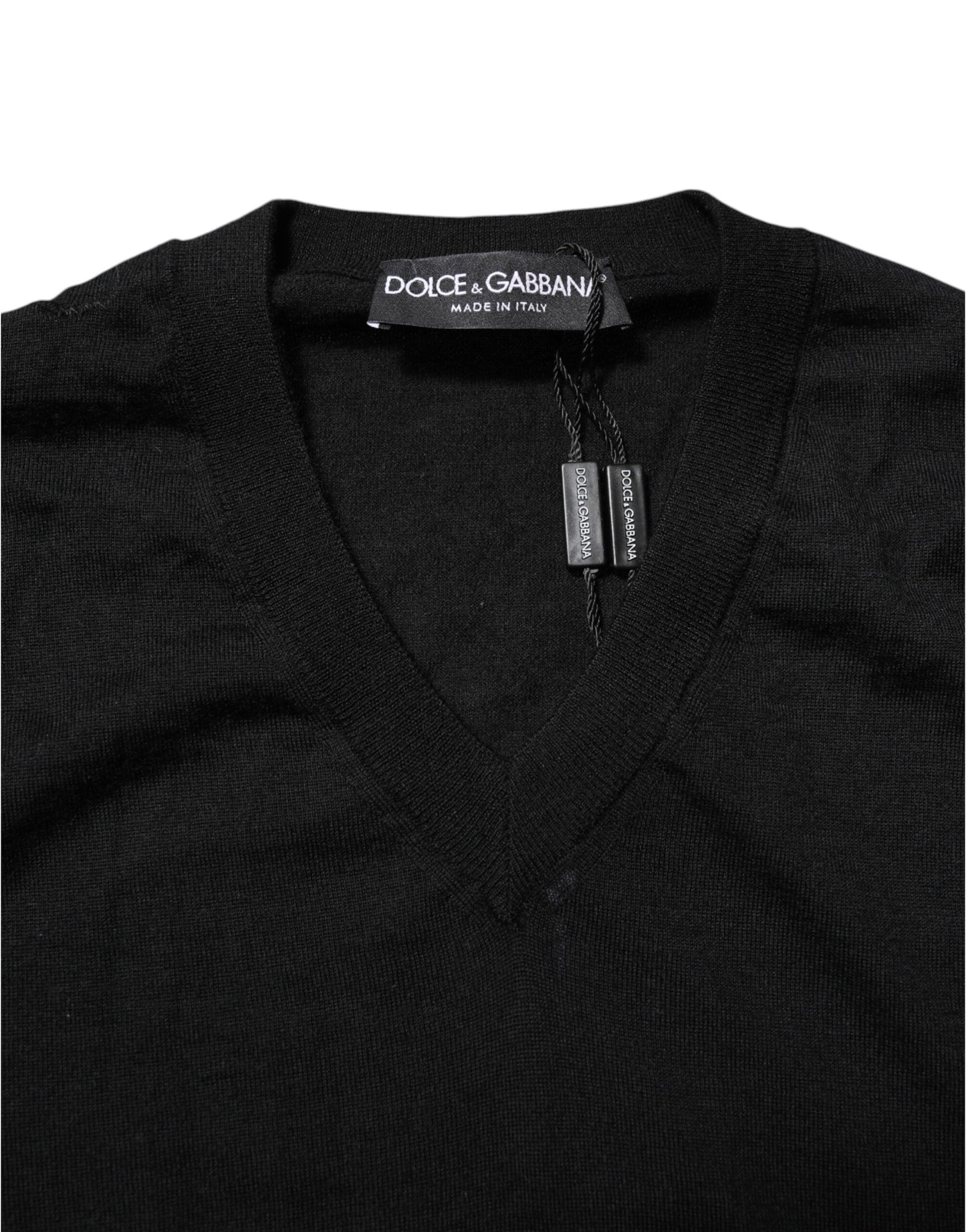 Sudadera Dolce & Gabbana gris oscuro con logo bordado