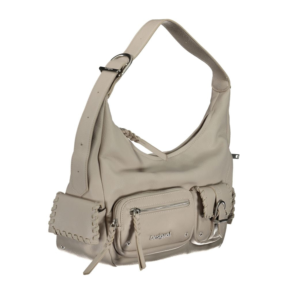 Bolso de Mujer Desigual Blanco de Poliuretano