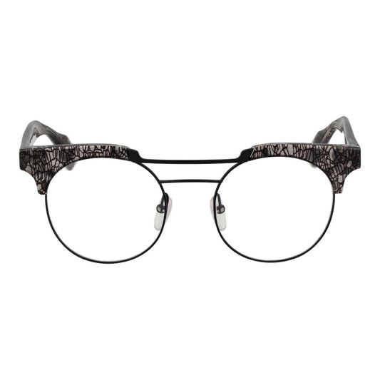 Gafas de plástico negro Yohji Yamamoto (montura)