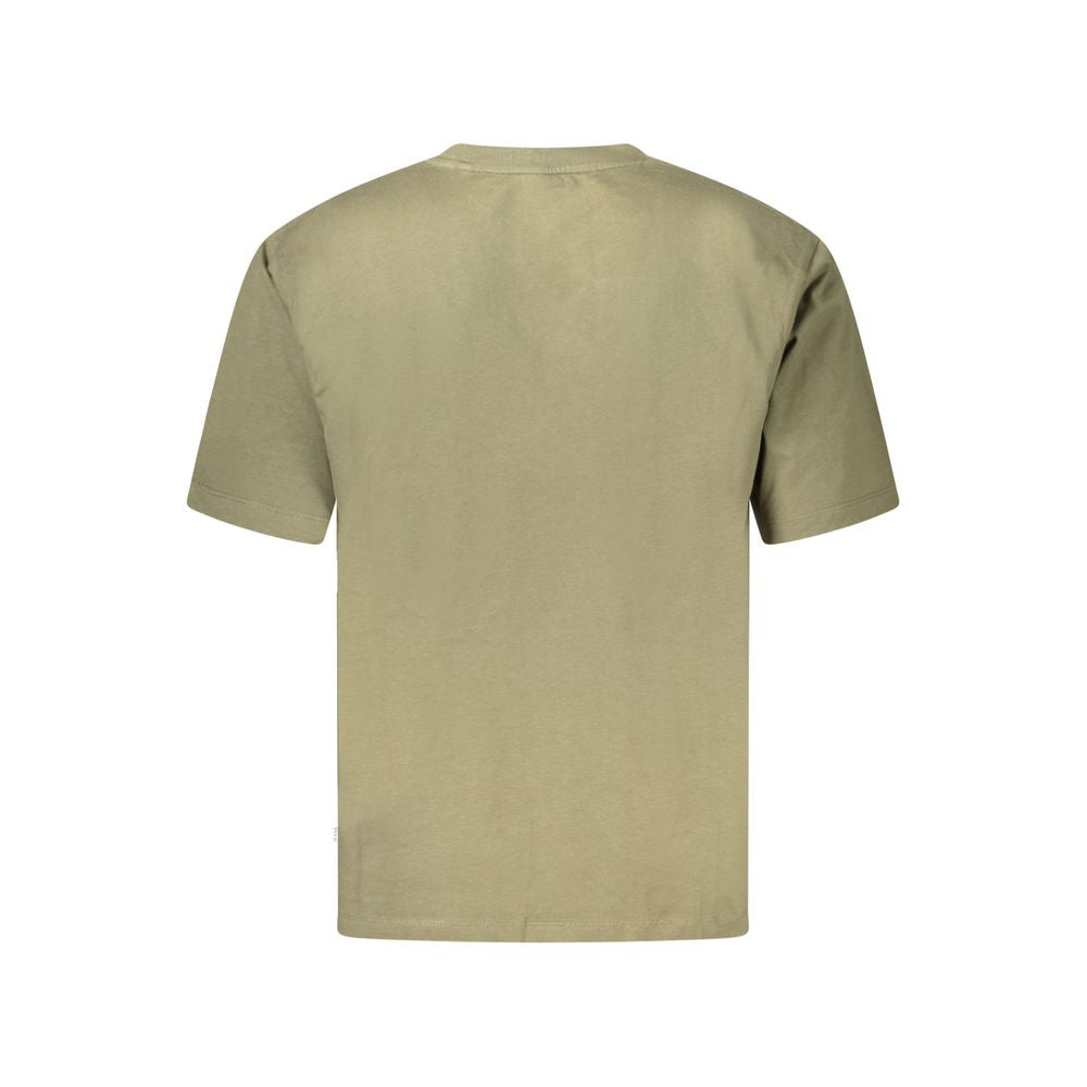 Camiseta de algodón verde para hombre Guess Jeans