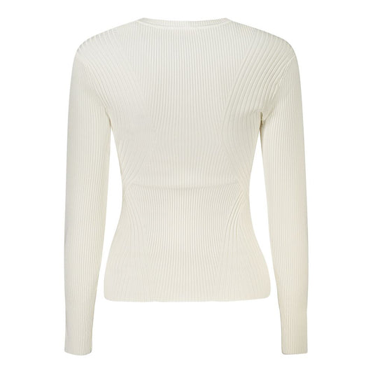 Suéter Guess de viscosa blanco para mujer